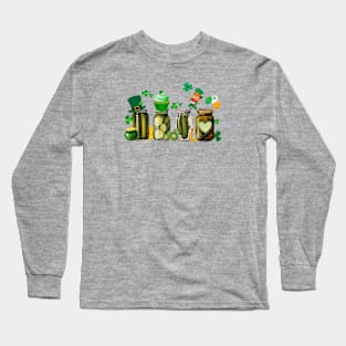 St. Patrick's Day PickleS Long Sleeve T-Shirt